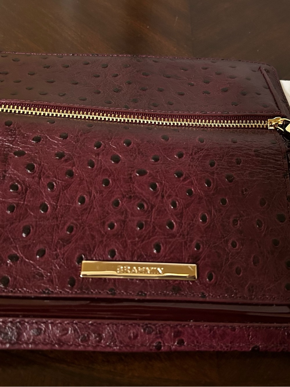 Brahmin Ady Wallet – Sangria Everdeen Genuine Leather (NWT)
